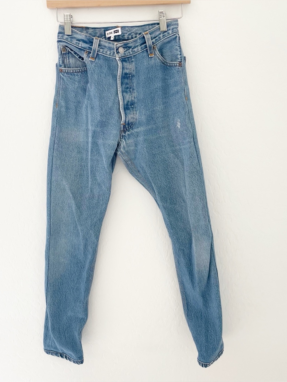Levi’s/redone cotton straight jeans size 23